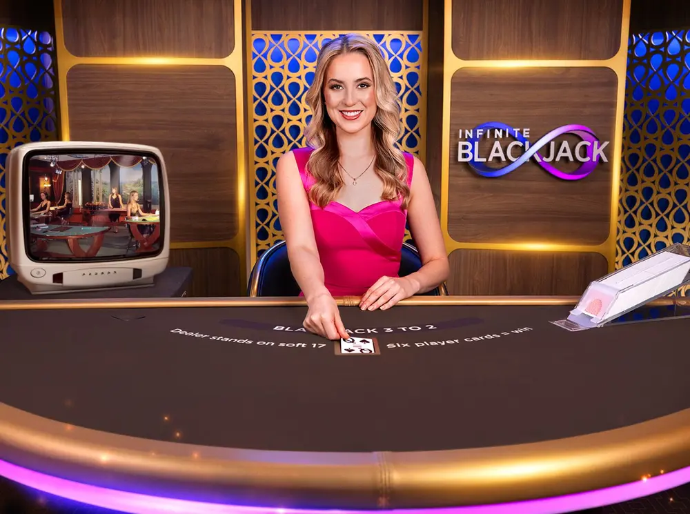 Live dealer blackjack studio by Evolution